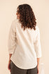 Handspun Cotton Fabric Oval Shaped Hem Shirt