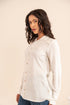 Off White Lotus Fabric Shirt - Wooden Buttons