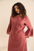 Madder Brick Milk Fabric Long Kurta