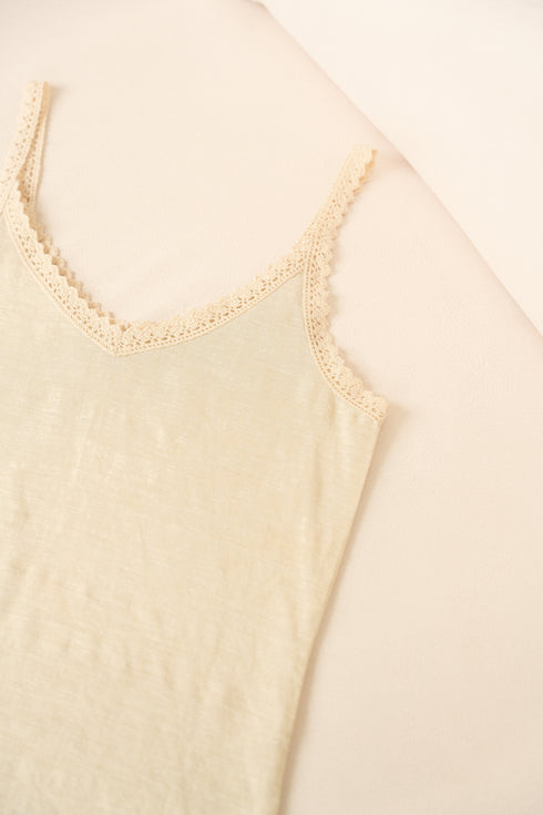 Lacy Lines Handspun Cotton Top