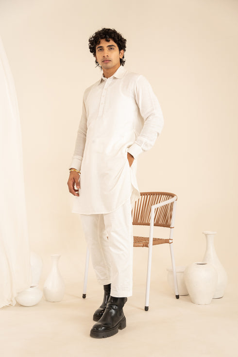 Aloe Vera Regular Fir Full Sleeves Pathani Kurta