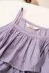 Lavender Lilac Organic Cotton Tiered Top