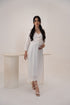 Rose Fabric White Mid Length | Maternity Dress Women