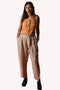 Done-hot-waist Pure Linen Pants