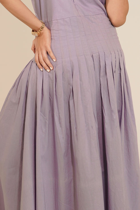 Classic English Ankle Length Organic Cotton Dress